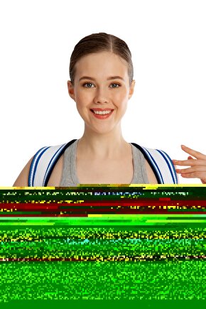 Unisex Bisiklet Yaka Baskılı Oversize T-Shirt - Beyaz