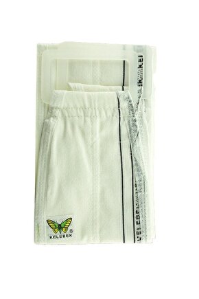 Beyaz Bekar Sırt Kese Banyo Hamam Kesesi 80x12 Cm