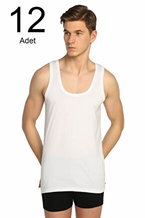 eyesof Beyaz Çizgili Poliviskon Etek