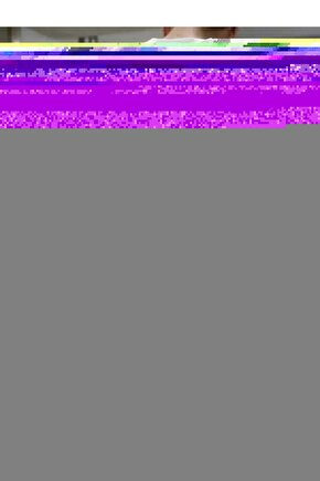 Baskılı Oversize Bisiklet Yaka T-shirt - Beyaz