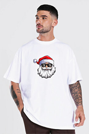 eyesof Gözlüklü Noel Baba T-shirt - Beyaz