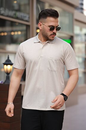 eyesof Erkek Yakalı Mini Jakarlı Kısa Kollu T-shirt