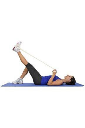 Pilates YogaEgzersiz Bandı Theraband Ten Renk Çok Hafif 1 M