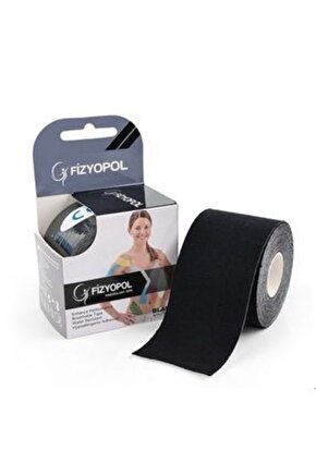 Tape Band 5 Metre X 5 Cm Siyah Renk Kinesio Sporcu BandıNew Product Kinezyo