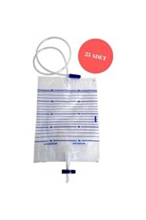 T Musluklu İdrar Torbası 2000 ml 25li Paket