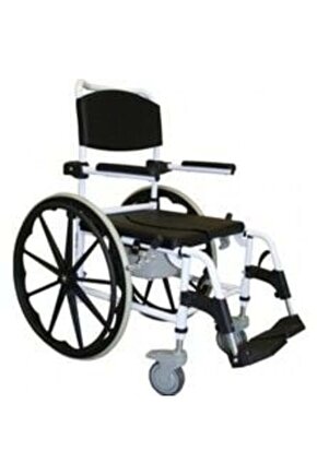 P617 Klozetli Tekerlekli Sandalye Banyo Tuvalet Sandalyesi