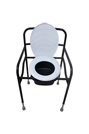 Katlanabilir Komot Seyyar Hasta Tuvaleti Klozet Yükseltici Taşınabilir Wc Tuvalet