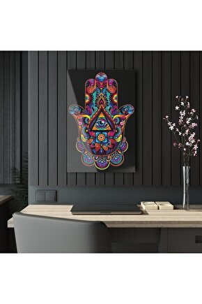 Fatma Ana Eli Cam Tablo Duvar Dekoru