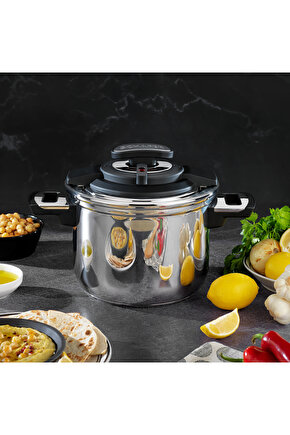 İn Safe Düdüklü Tencere 7 L-Siyah