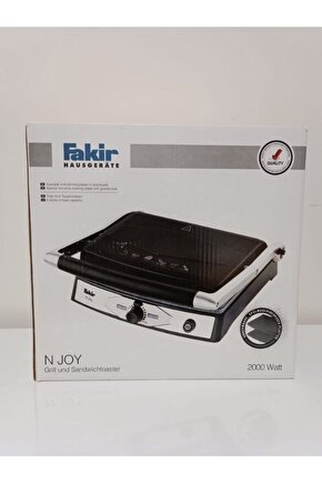 N Joy Granit Kaplama Tost Makinesi Antrasit