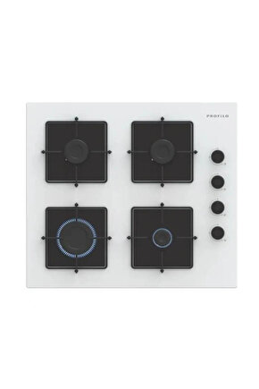 PROFİLO OE36K2P10D ANKASTRE BEYAZ CAM OCAK-DG Lİ