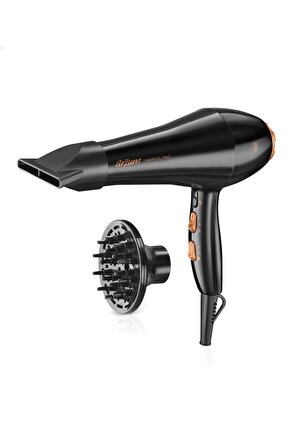 Ar5009 Hairstil Pro Ac 2200w Profesyonel Saç Kurutma Ve Fön Makinesi - Siyah