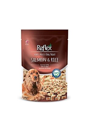 Semi Moist Somon ve Pirinç Kalpli Köpek Ödül Maması 150 Gr