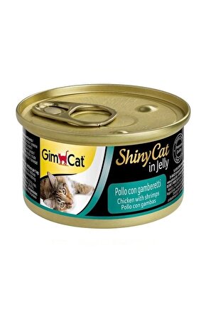 Shinycat Tavuklu Karidesli Konserve Kedi Maması 1 Adet 70 Gr