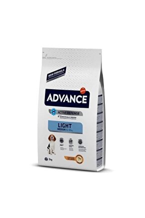 Light Medium Tavuklu Orta Irk Diyet Köpek Maması 3 Kg