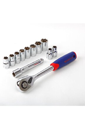 WP202558 12 Parça 12’’ CR-V Metrik Profesyonel Lokma Takımı