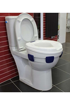 Taharet Musluklu Klozet Yükseltici Tuvalet Yükseltme Aparatı Kapaklı