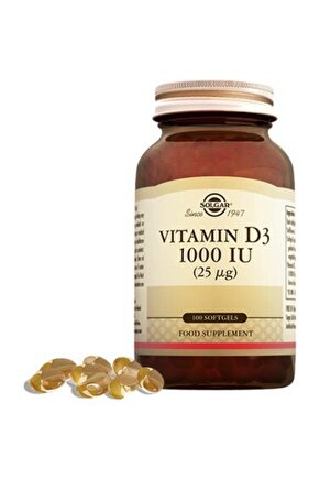 Solgar Vitamin D3 1000 Iu