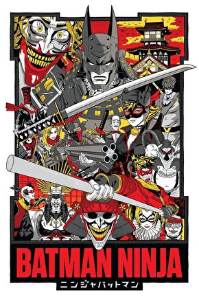 Batman Ninja (2018) 1 ( FOLYO ) - AFİŞ - POSTER-1653