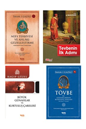 Nefs Terbiyesi - Tevbenin Ilk Adımı - Büyük Günahlar Ve Kurtuluş Çareleri - Tövbe 4lü Set