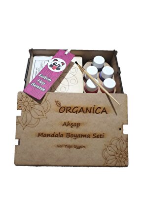 Hediyeli Beceri Geliştiren Mandala Boyama Sandığı Seti