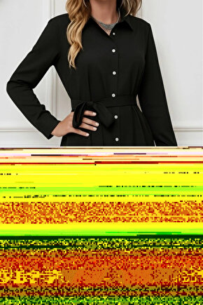 Kadın Uzun Kollu V Yakalı Düğmeli Triko Bluz