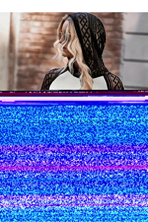 Kadın Uzun Kollu Dantelli Kapşonlu Viskon Iki Iplik Bluz