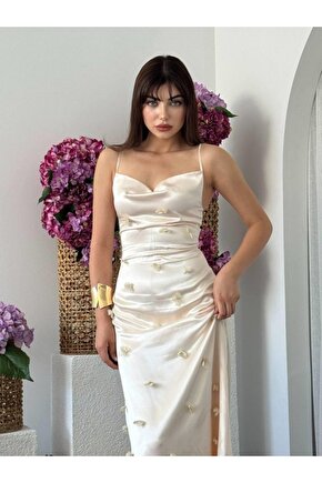 EQURİ Dora Çiçek Detaylı Elbise