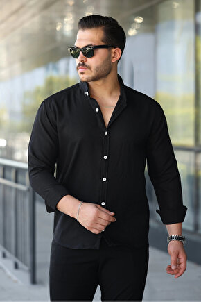 Erkek Uzun Kollu Regular Sofya Keten Gömlek