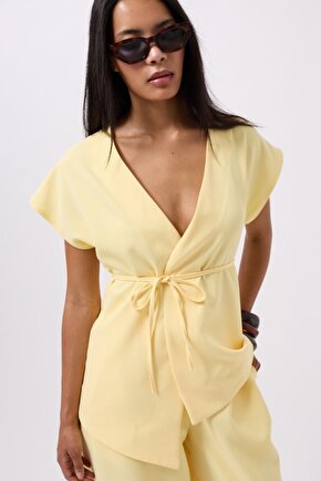 eyesof Bağcık Detay Yelek