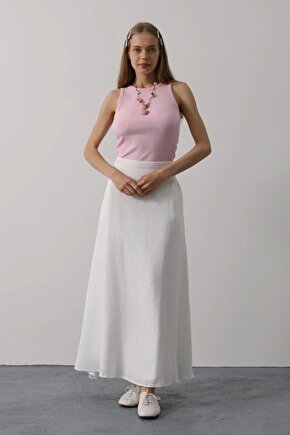 Keten Etek - Beyaz