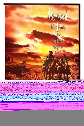 The Searchers (1956) AFİŞ - POSTER ( FOLYO ) - AFİŞ - POSTER-7835