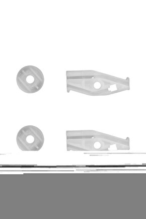 Volkswagen New Beetle Cabriolet için Arka Sağ Cam Kriko Plastiği-Sağ-2li(2 Adet)