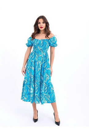 Gökyüzü Moda 5525 ELBİSE-HONG KONG