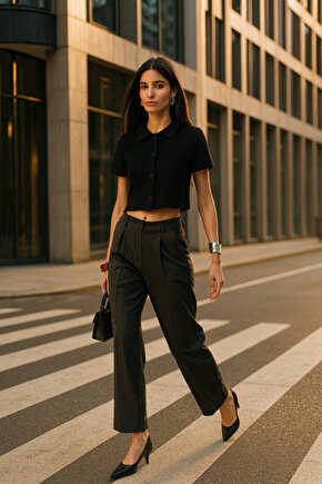 Rahat ve Şık Bebe Yaka Bluz