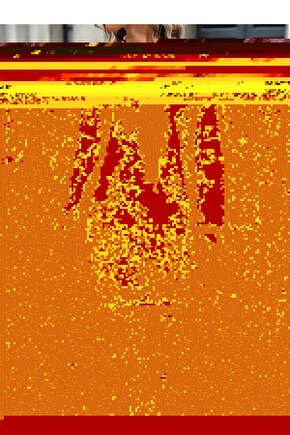 Kadın Uzun Kollu Bisiklet Yaka Desenli Kısa Viskon Iki Iplik Elbise