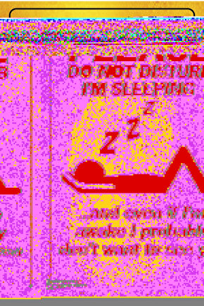 lütfen rahatsız etmeyin uyuyorum komik eğlenceli duvar yazıları retro ahşap poster