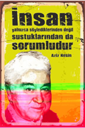 Aziz Nesin Şiir Edebiyat Retor Ahşap Poster