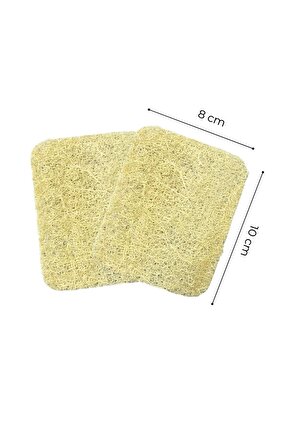 Doğal Kabak Lifi Katı Şampuan ve Sabun Altlığı 2 adet