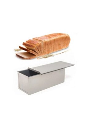Narkalıp Baton Tost & Ekmek Kalıbı Kapaklı (9X11X18 CM) Paslanmaz Çelik