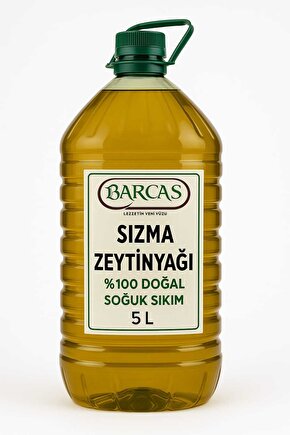 5 LT %100 DOĞAL SOĞUK SIKIM SIZMA ZEYTİNYAĞ