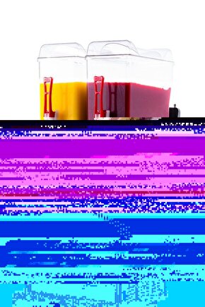 Slush Twin Meyve Suyu Dispenseri 12 12 Litre