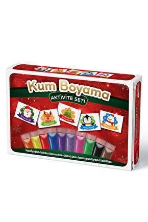 Yılbaşı Özel | Kum Boyama Aktivite Seti 5li Kutulu Paket