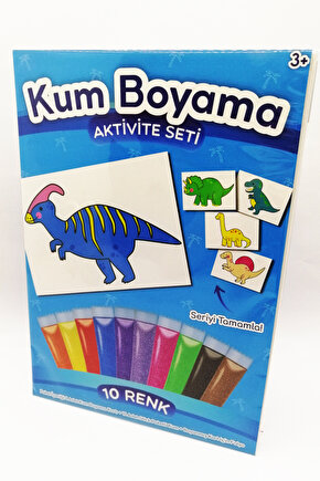 Parasaurolophus | Dinozor Kum Boyama Aktivite Seti Tekli Paket
