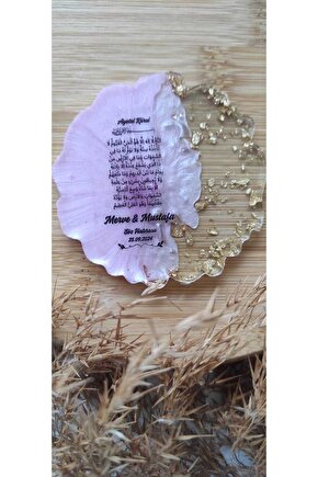 En Hayal Atölyem Epoksi Magnet 20 Adet Ayetel Kürsi Baskı-söz-nişan-nikah-kına-mevlüt