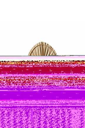 Aura Small Boy Palmiye Yaprağı Duvar Süsü, Japon Yelpazesi Bohem Stil Dekorasyon, 26 x 18 cm