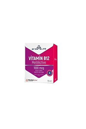 Vitamin B12 Metilactive 1000 Mcg Dilaltı Sprey
