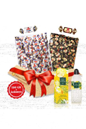 Avantajlı Paket- 2 X 250 gr Kolonya- Krem Milk 250 Gr- Çikolin 250 Gr-400 ml Est