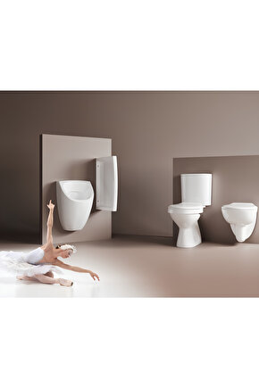 Natura Kanallı Alttan Çıkışlı Klozet Takım A051101h