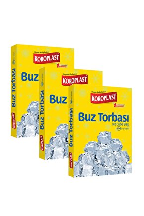 Buz Torbası 196küp 3 Paket